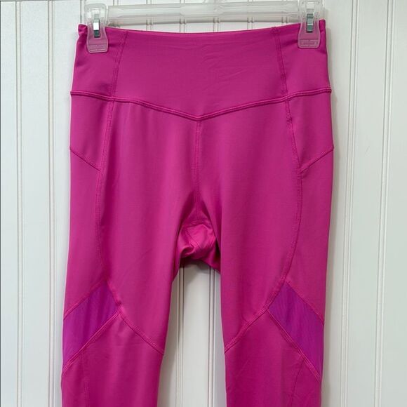 Tek Gear Vibrant Hot Pink Athletic Leggings Women's L - Picture 2 of 7
